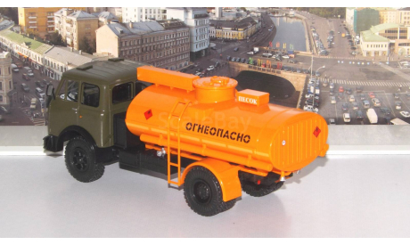 Легендарные грузовики СССР №60, АЦ-8-500А   MODIMIO, масштабная модель, МАЗ, scale43