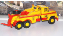 КрАЗ-260 БРО-200 Буксировочный тягач, желтый / красный  НАП, масштабная модель, 1:43, 1/43, Наш Автопром