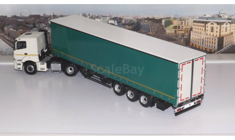 КАМАЗ-65206 с полуприцепом НЕФАЗ-93341      ПАО КАМАЗ, масштабная модель, scale43