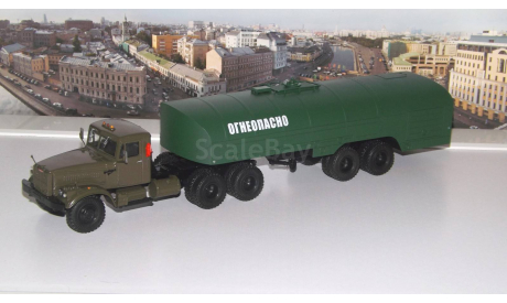 КрАЗ 258Б1 с полуприцепом-цистерной ТЗ-22   АИСТ, масштабная модель, 1:43, 1/43, Автоистория (АИСТ)