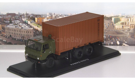 КАМАЗ-53212 с 20-футовым контейнером  SSM, масштабная модель, scale43, Start Scale Models (SSM)