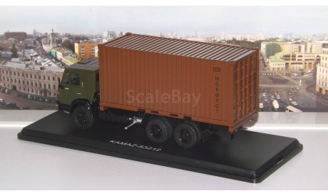 КАМАЗ-53212 с 20-футовым контейнером  SSM, масштабная модель, scale43, Start Scale Models (SSM)