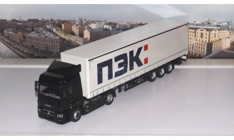 КАМАЗ-5490 с полуприцепом НЕФАЗ-93341, ПЭК   ПАО КАМАЗ, масштабная модель, scale43