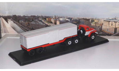 377С с полуприцепом ОДАЗ-935   SSM, масштабная модель, scale43, Start Scale Models (SSM), УРАЛ