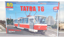 Сборная модель Трамвай Tatra-T6  AVD Models KIT