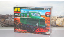 Сборная модель Автодрезина ПД-1  AVD Models KIT