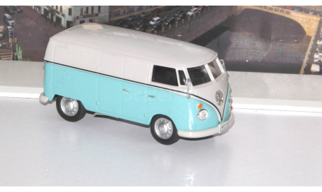 VOLKSWAGEN T1 Van, бело-голубой    Cararama (Hongwell), масштабная модель, scale43