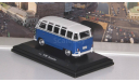 VOLKSWAGEN Samba Bus, бело-синий    Cararama (Hongwell), масштабная модель, scale43