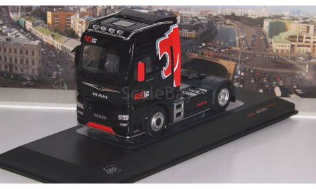 MAN TGX18.640 Xxl Tractor Truck 2-assi (2018), black red  IXO, масштабная модель, scale43