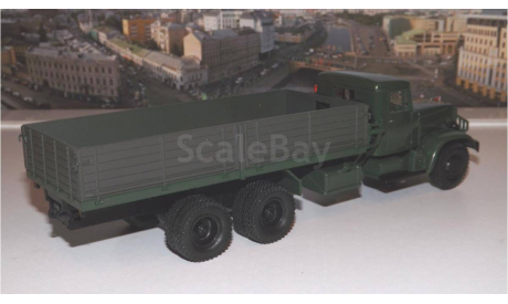 КРАЗ 219Б бортовой (1963-1966), зеленый НАП, масштабная модель, 1:43, 1/43, Наш Автопром