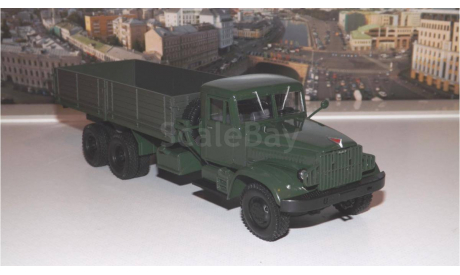 КРАЗ 219Б бортовой (1963-1966), зеленый НАП, масштабная модель, 1:43, 1/43, Наш Автопром