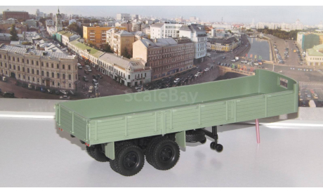 МАЗ-5205 полуприцеп (фисташковый) НАП, масштабная модель, Наш Автопром, scale43