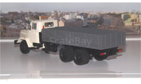 КРАЗ 250 бортовой поздний (1985-1995), серый НАП, масштабная модель, 1:43, 1/43, Наш Автопром