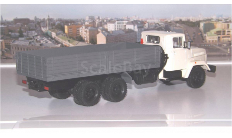 КРАЗ 250 бортовой поздний (1985-1995), серый НАП, масштабная модель, 1:43, 1/43, Наш Автопром
