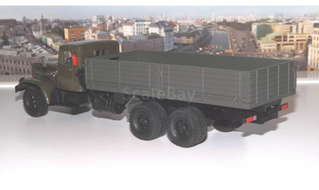 КРАЗ 257Б1 бортовой (1987-1994) хаки НАП, масштабная модель, scale43, Наш Автопром