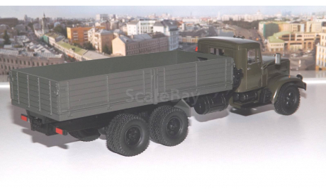 КРАЗ 257Б1 бортовой (1987-1994) хаки НАП, масштабная модель, scale43, Наш Автопром