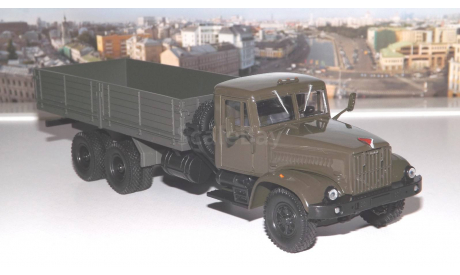 КРАЗ 257Б1 бортовой (1987-1994) хаки НАП, масштабная модель, scale43, Наш Автопром