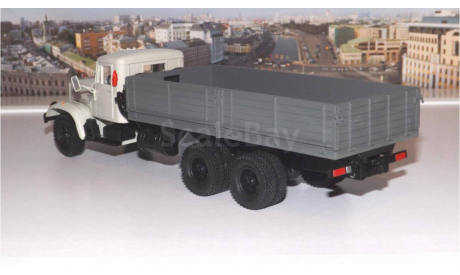 КРАЗ 257Б1 бортовой (1987-1994), серый НАП, масштабная модель, 1:43, 1/43, Наш Автопром