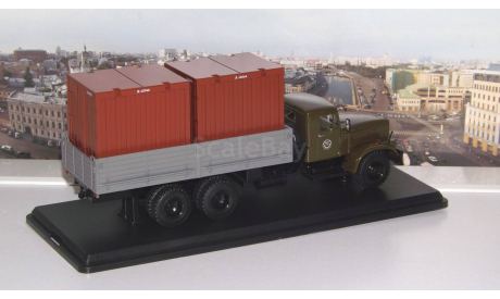 КРАЗ-257Б1 бортовой с контейнерами  SSM, масштабная модель, scale43, Start Scale Models (SSM)