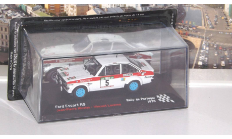 Ford Escort RS №5, Jean-Pierre Nicolas / Vincent Laverne Rallye de Portugal 1978, журнальная серия масштабных моделей, Altaya Rally, scale43