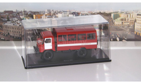 Вахтовый автобус (66), пожарная служба   SSM, масштабная модель, Start Scale Models (SSM), ГАЗ, scale43