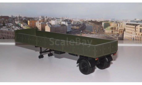 Полуприцеп МАЗ 9380  1/2  НАП, масштабная модель, scale43, Наш Автопром