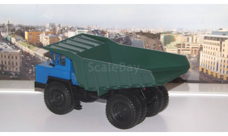 БелАЗ-548А самосвал, синий / зеленый    НАП, масштабная модель, 1:43, 1/43, Наш Автопром