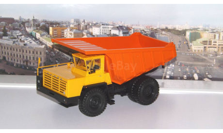 БелАЗ-7510 самосвал-углевоз, желтый / оранжевый    НАП, масштабная модель, Наш Автопром, scale43