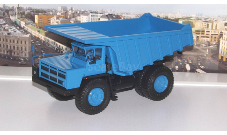 БелАЗ-7527 самосвал-углевоз, синий   НАП, масштабная модель, Наш Автопром, scale43