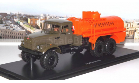 КрАЗ 255Б АЦ-8,5  хаки-оранжевый SSM, масштабная модель, scale43, Start Scale Models (SSM)