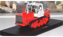 трактор Т-150 гусеничный (красный/белый) SSM, масштабная модель, 1:43, 1/43, Start Scale Models (SSM)