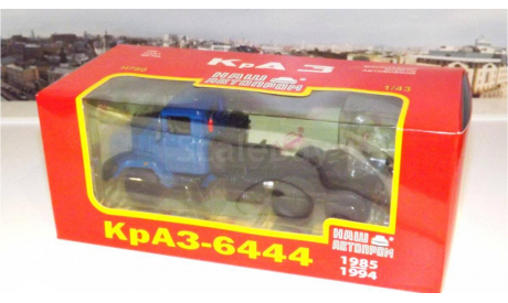 КрАЗ 6444 (1985-94г.) синий  НАП, масштабная модель, scale43, Наш Автопром