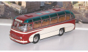 ЛАЗ 695 пригородный Опытный (1956), красно-бежевый  Ультра, масштабная модель, ULTRA Models, scale43