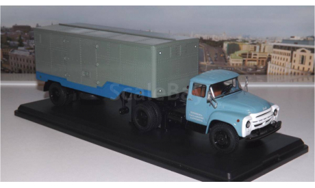 ЗИЛ-130В1 (ранняя облицовка) с полуприцепом ОДАЗ-794  SSM, масштабная модель, scale43, Start Scale Models (SSM)