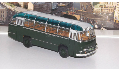 ЛАЗ 695 городской автобус (1956), темно-зеленый  Ультра, масштабная модель, scale43, ULTRA Models