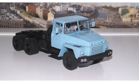 КРАЗ 252 седельный тягач (1979-1990г.) голубой  НАП, масштабная модель, 1:43, 1/43, Наш Автопром