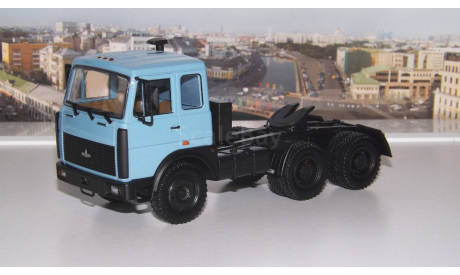 МАЗ 64221  (1989-1991г.) голубой   НАП, масштабная модель, 1:43, 1/43, Наш Автопром