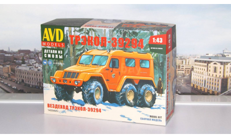 Сборная модель Вездеход ТРЭКОЛ-39294  AVD Models KIT, масштабная модель, scale43