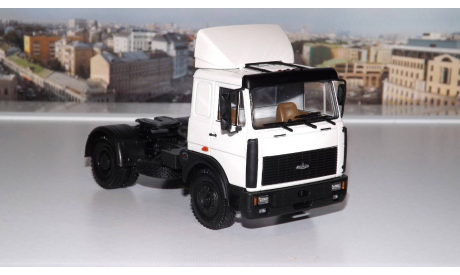 МАЗ 54326 (1988-1993г.) белый НАП, масштабная модель, 1:43, 1/43, Наш Автопром