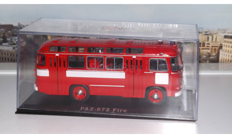ПАЗ 672М Пожарный (1980г.) ClassicBus, масштабная модель, 1:43, 1/43