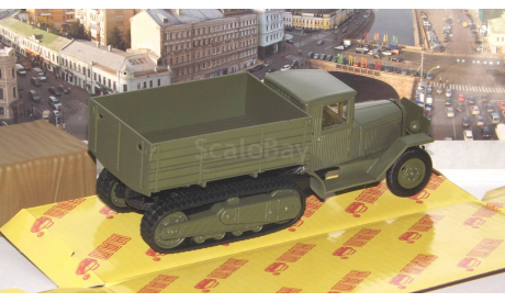 ЗИС-42 бортовой с тентом, зеленый  НАП, масштабная модель, scale43, Наш Автопром