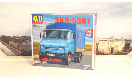 Сборная модель ЗИЛ-5301 Бычок  AVD Models KIT, масштабная модель, scale43