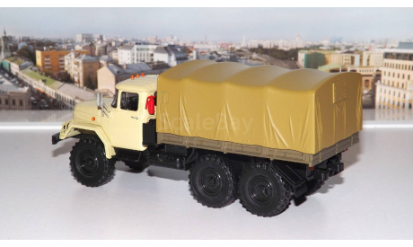 ЗИЛ-131 бортовой с тентом, бежевый   АИСТ, масштабная модель, scale43, Автоистория (АИСТ)