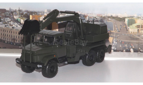 КРАЗ 6322 ЭОВ-4422 Экскаватор, хаки     НАП, масштабная модель, scale43