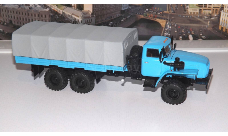 Миасский грузовик 4320-0911 бортовой с тентом (длиннобазный, база 4555 мм)  АИСТ, масштабная модель, scale43, Автоистория (АИСТ), УРАЛ
