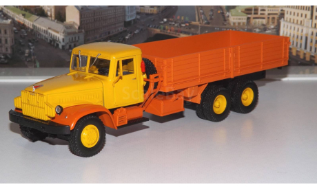 КРАЗ 219Б  экспортный (1966-1969г.) желто-оранжевый НАП, масштабная модель, 1:43, 1/43, Наш Автопром