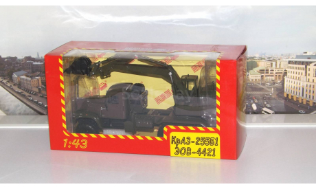 КрАЗ-255Б1 ЭОВ-4421 Экскаватор, хаки     НАП, масштабная модель, scale43