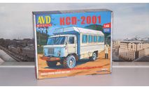 Сборная модель Передвижной стоматологический кабинет КСП-2001  AVD Models KIT, масштабная модель, scale43, ГАЗ