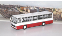 Ikarus-260 бело-красный   Икарус  СОВА, масштабная модель, scale43, Советский Автобус
