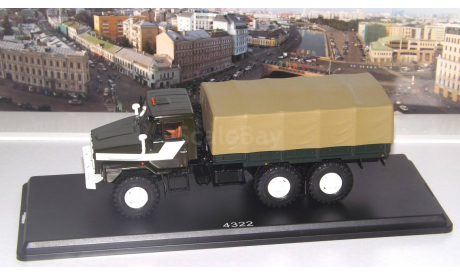 УРАЛ  43223 бортовой с тентом SSM, масштабная модель, scale43, Start Scale Models (SSM)